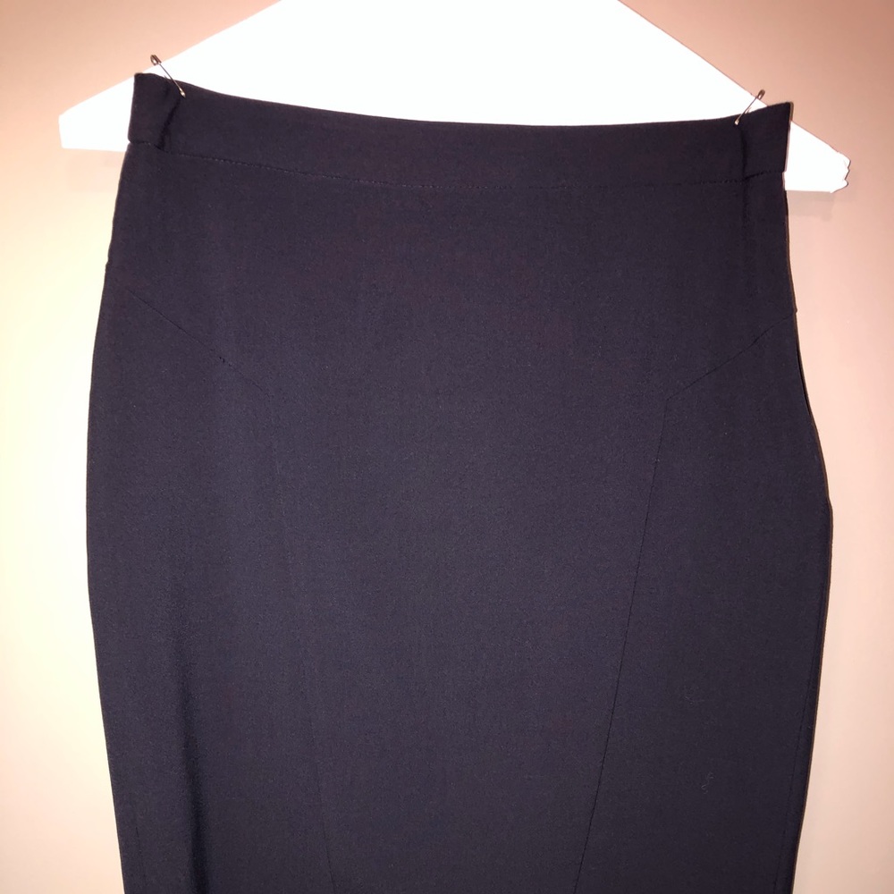 Navy pencil skirt by the limited